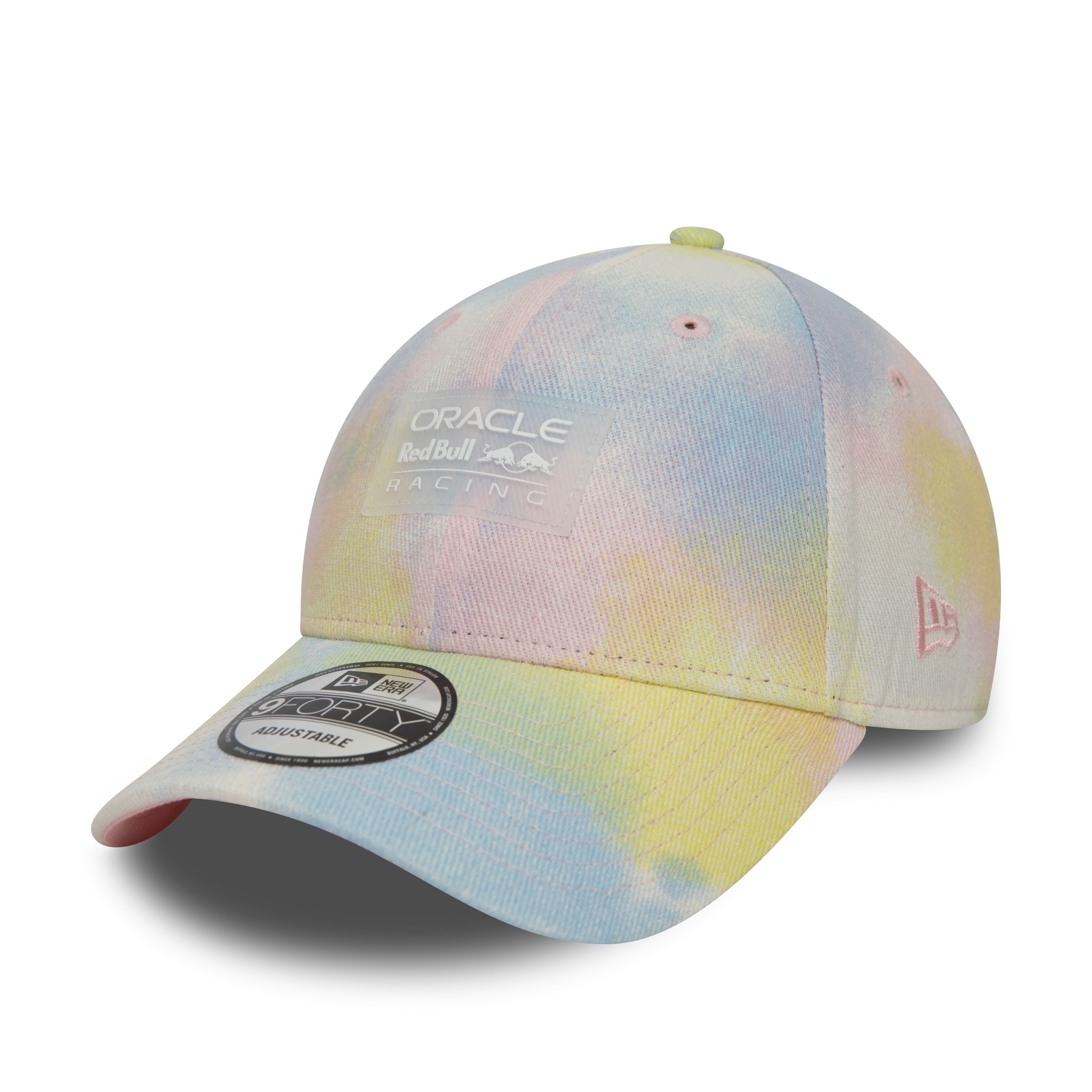 Red Bull Racing F1 Tie Dye Denim 9Forty Cap Adults - Multicolour