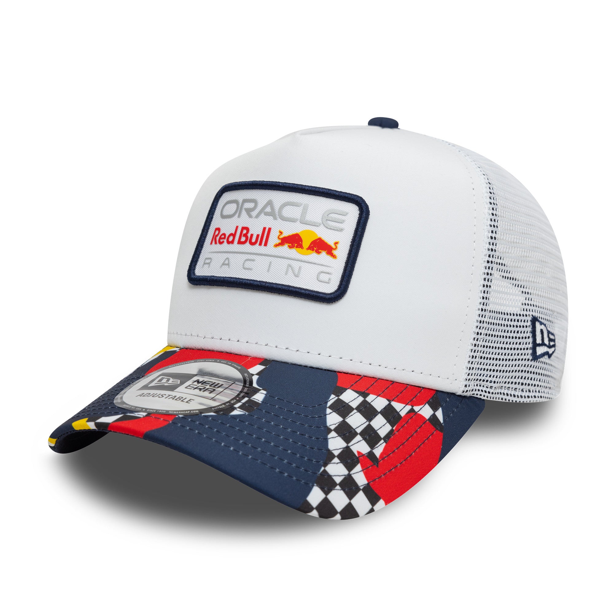 Red Bull Racing F1 Abstract Trucker Cap Adults - White