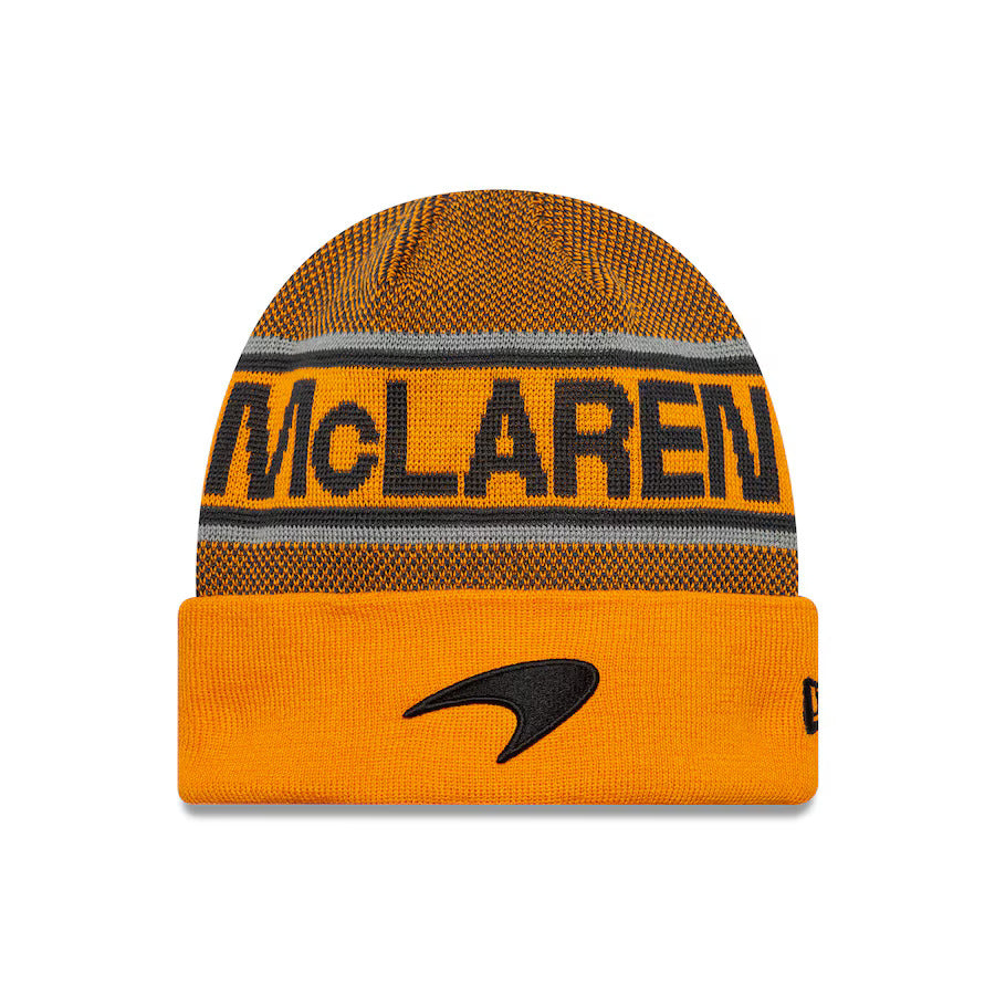 McLaren Racing F1 Team 2025 Cuff Beanie Adults - Papaya