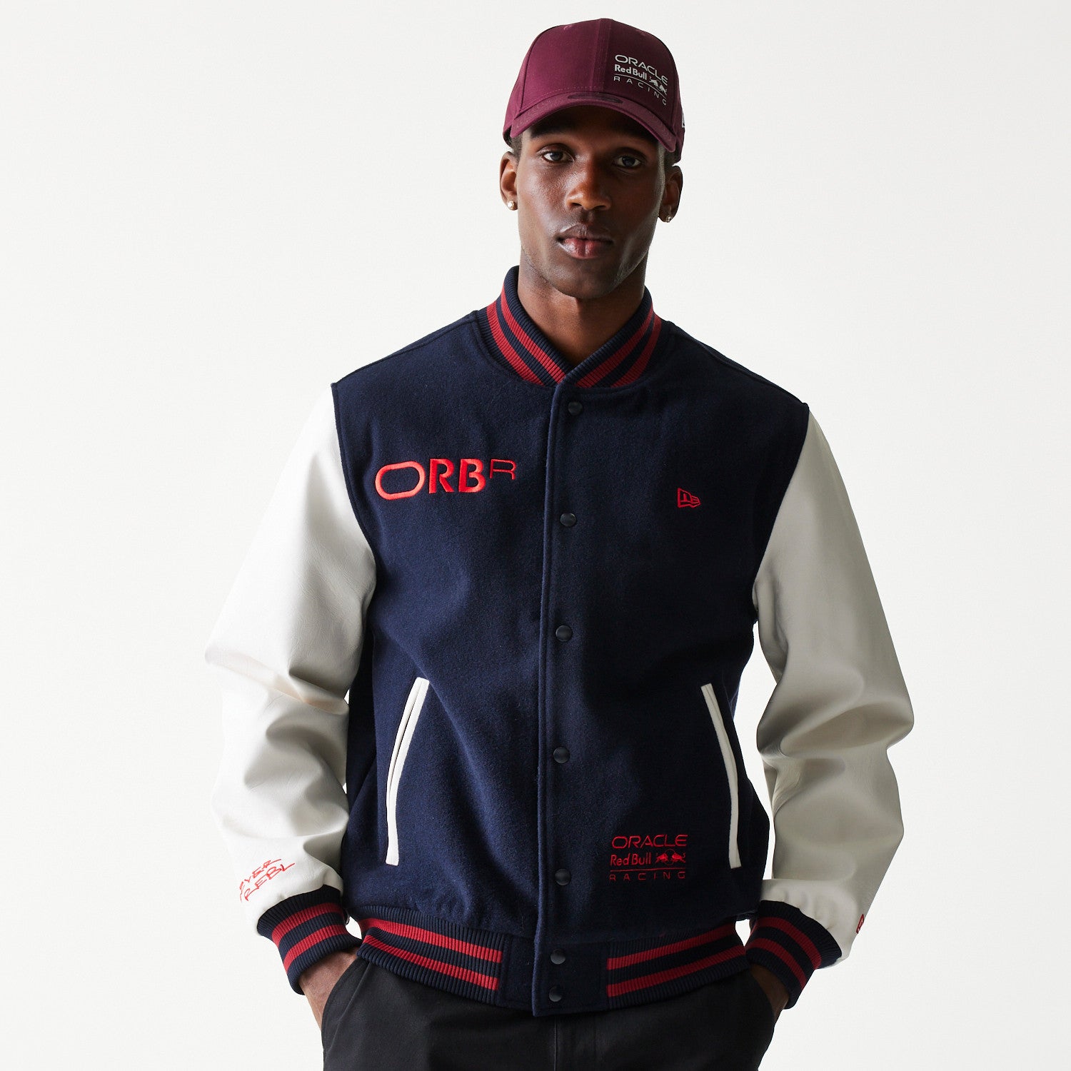 Red Bull Racing F1 Varsity Jacket Adults - Night Sky | TheRaceWorks