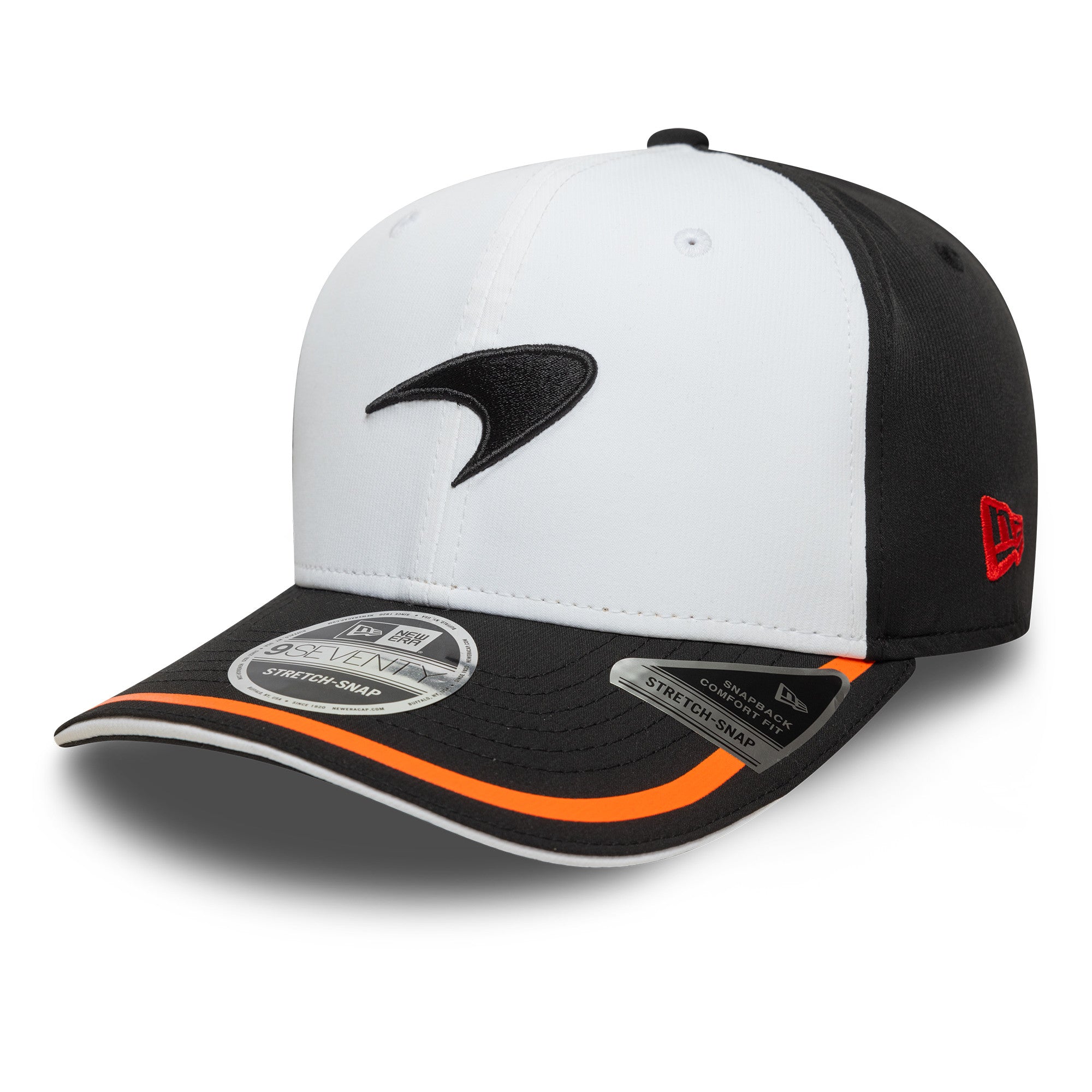 McLaren Racing F1 Retro 9Seventy Cap Stretch Snap Adults - White