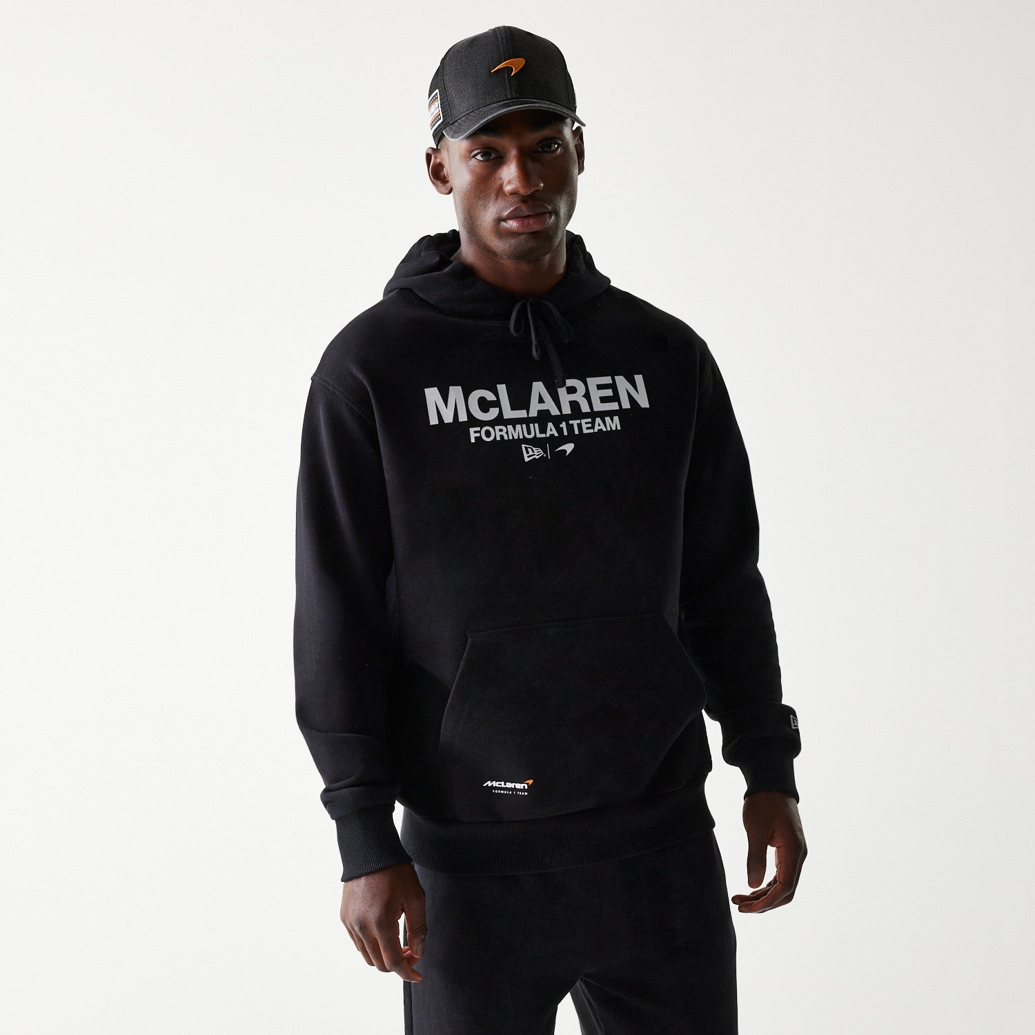 McLaren Racing F1 Word Mark Oversized Hoodie Adults - Black