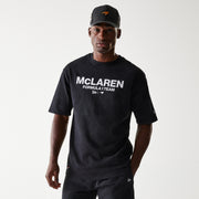 McLaren Racing F1 Word Mark Oversized Tee Adults - Black