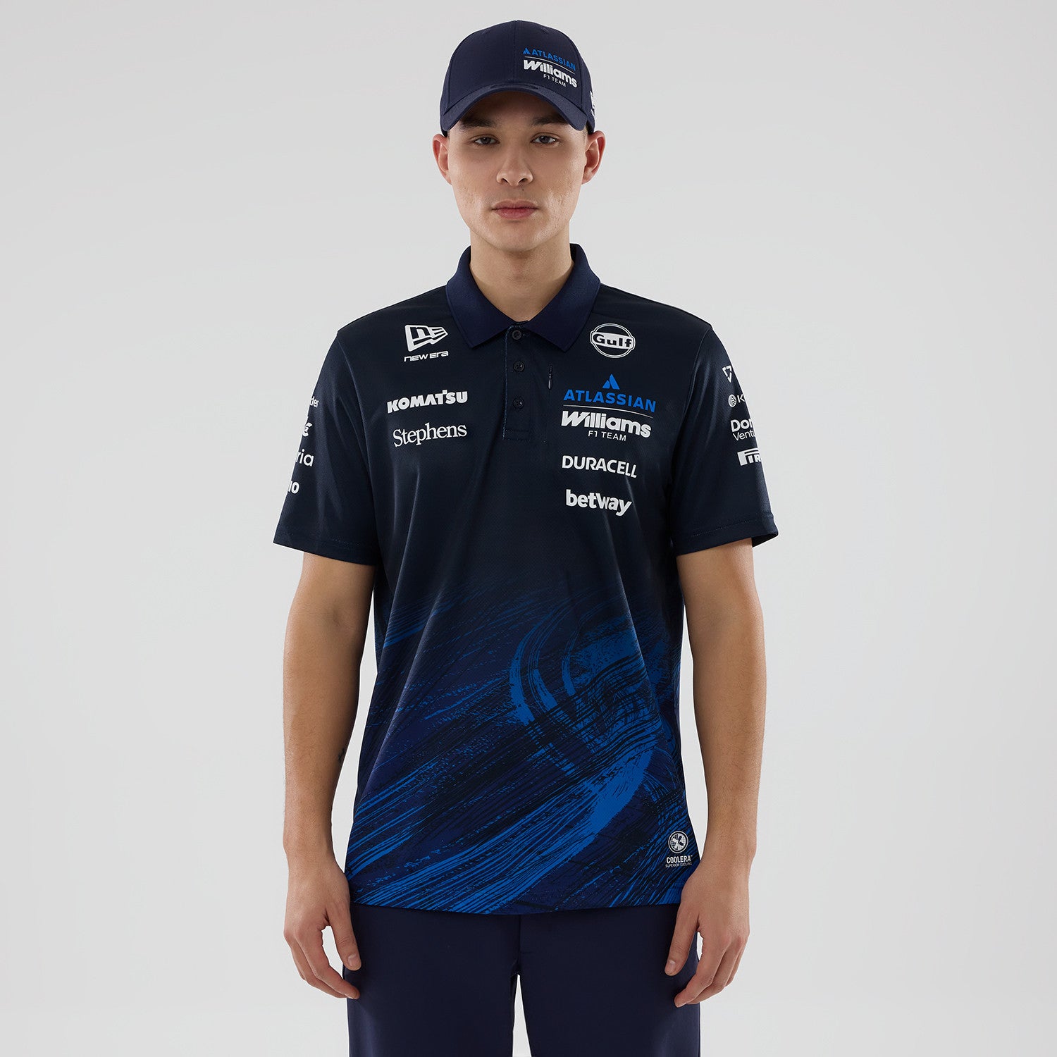 Williams F1 Team 2026 Tech Polo Mens - Night Shift Navy | TheRaceWorks