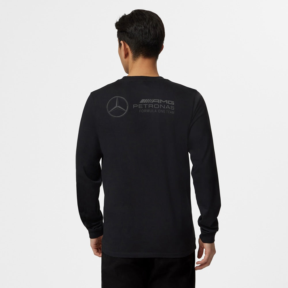 Mercedes AMG Petronas F1 LS Tee Mens - Black