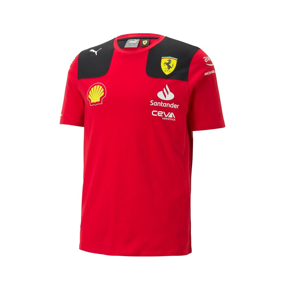 Scuderia Ferrari F1 2023 Team Leclerc Tee Mens - Red
