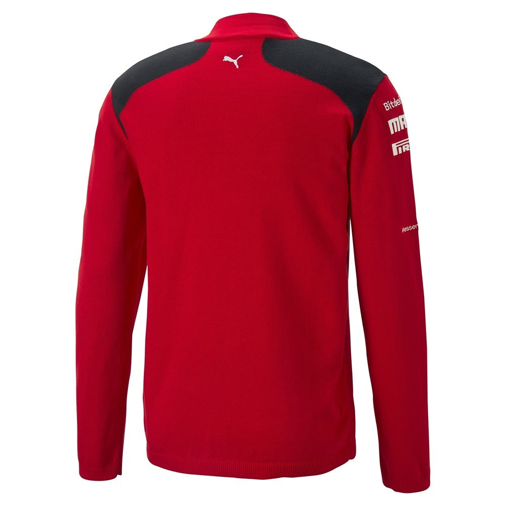 Scuderia Ferrari 2023 Team 1/2 Zip Sweat Mens - Red