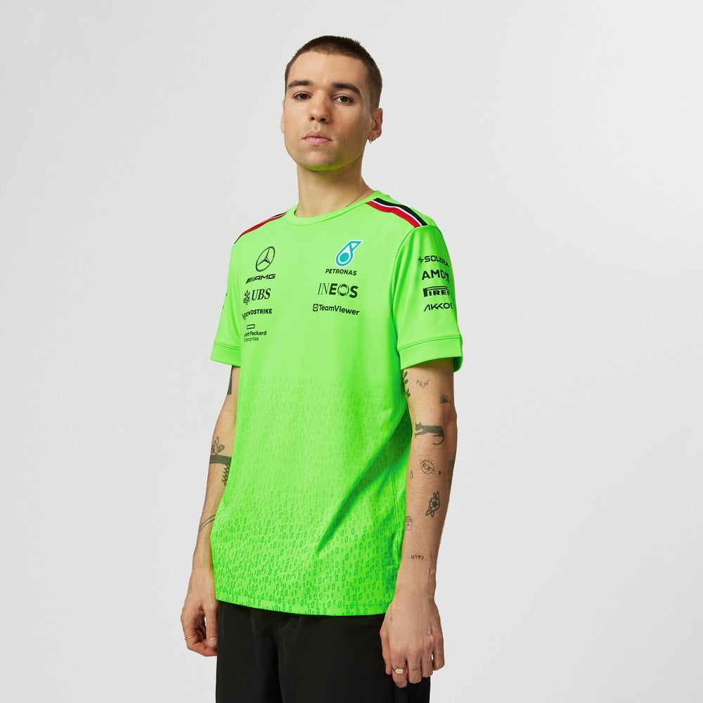 Mercedes F1 Volt Green Jersey Mercedes AMG Petronas F1 2023 Team