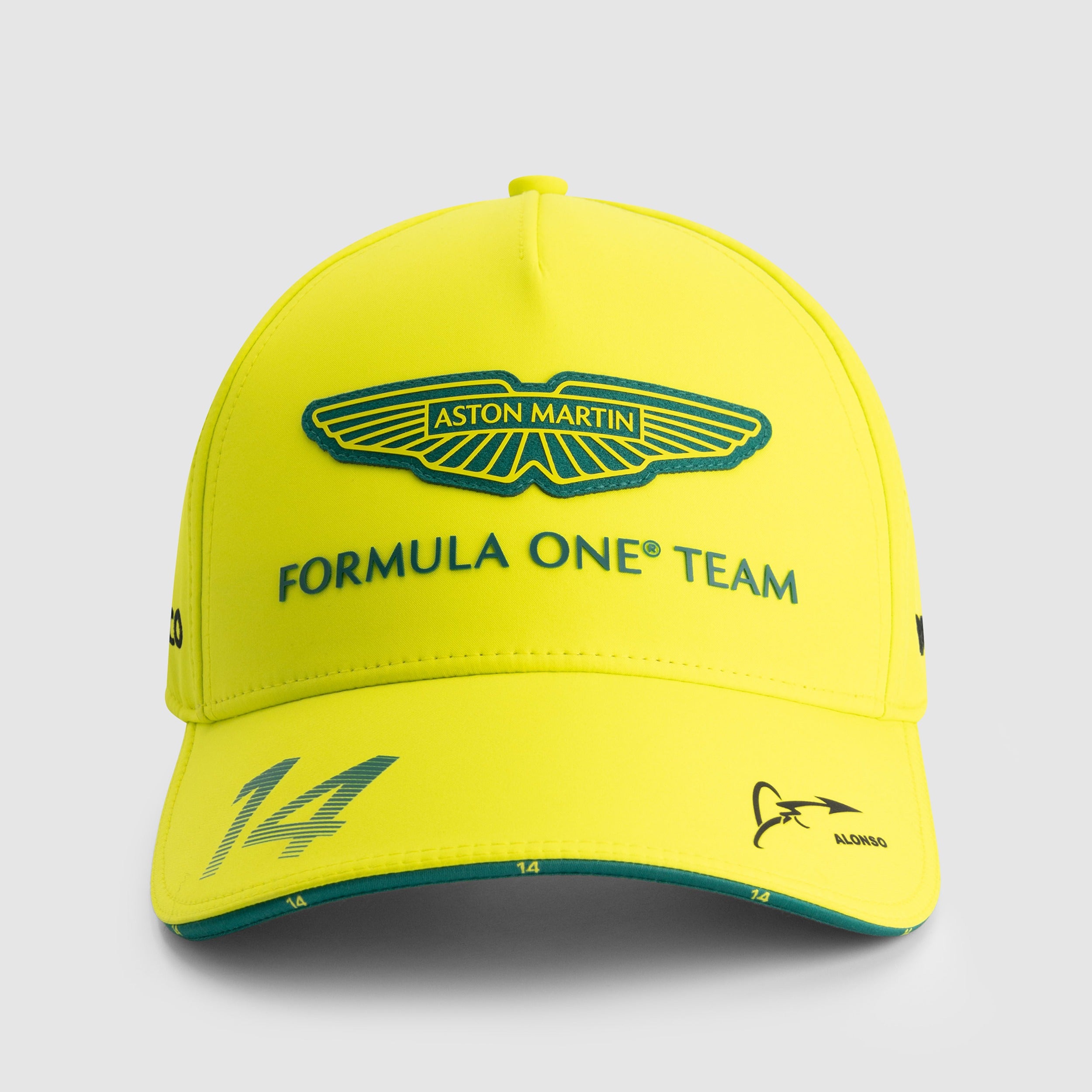 Aston Martin F1 Team 2025 Alonso Cap Adults - Lime