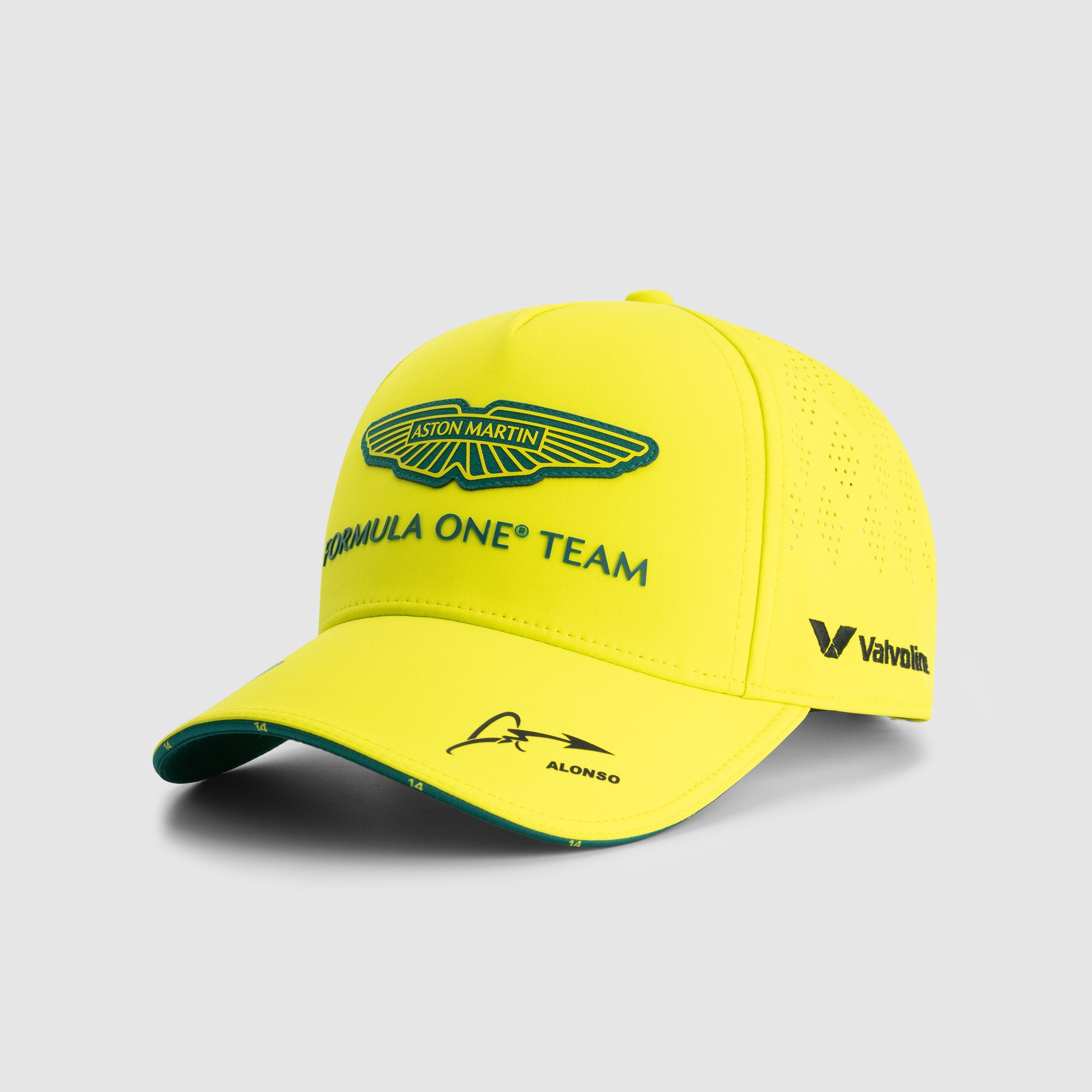 Aston Martin F1 Team 2025 Alonso Cap Adults - Lime