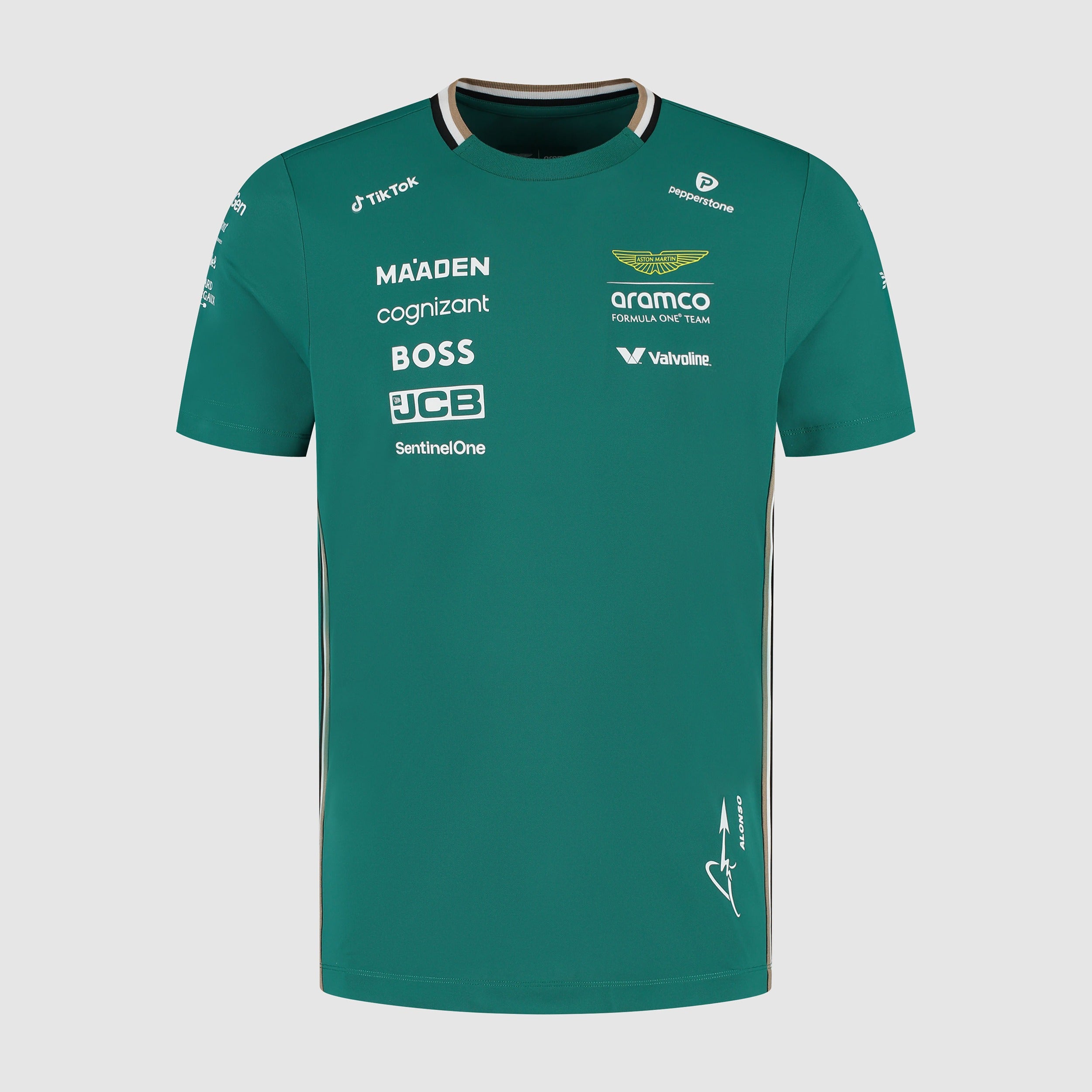 Aston Martin F1 Team 2025 Alonso Tee Mens - Green