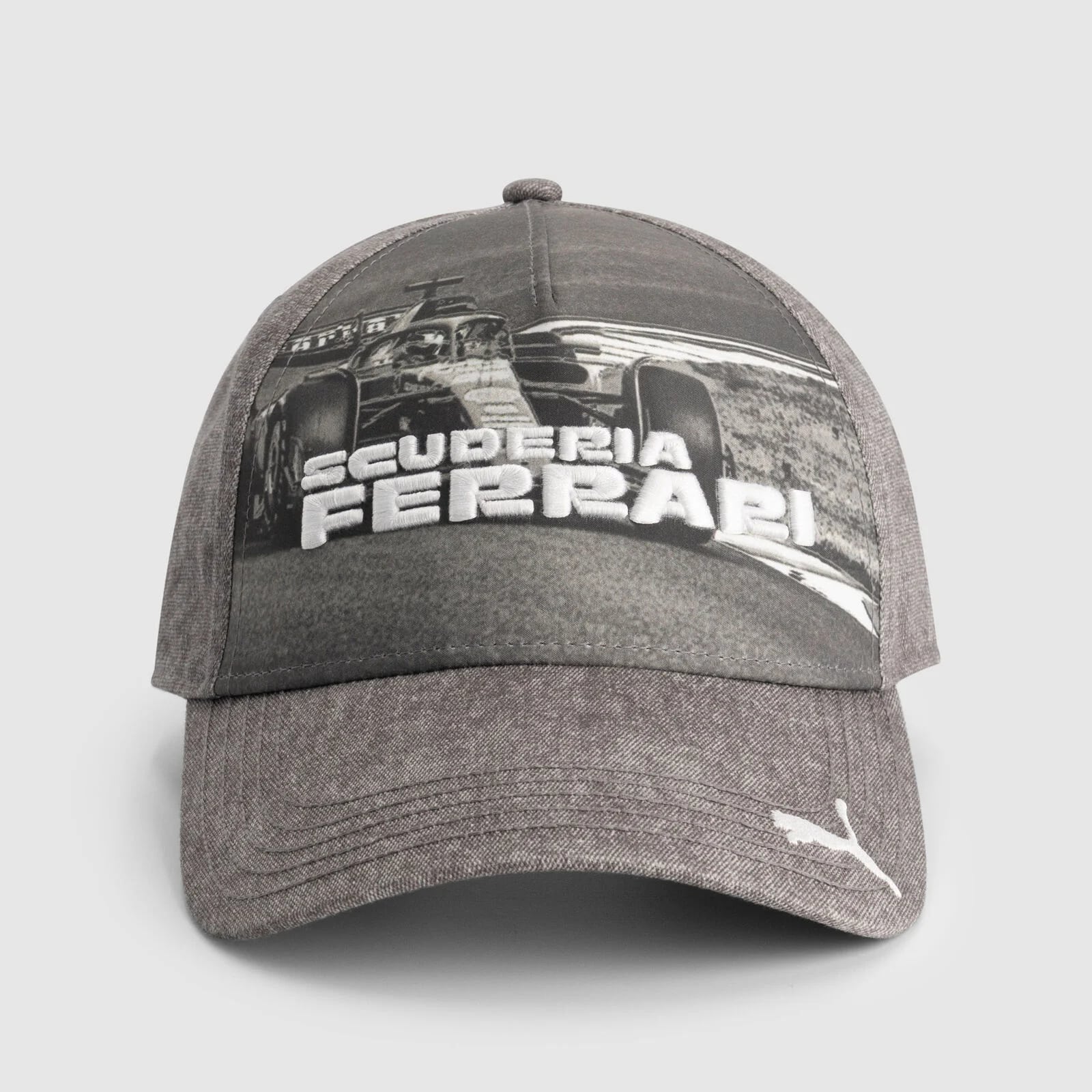 Scuderia Ferrari F1 Graphic Cap Adults - Grey Dawn