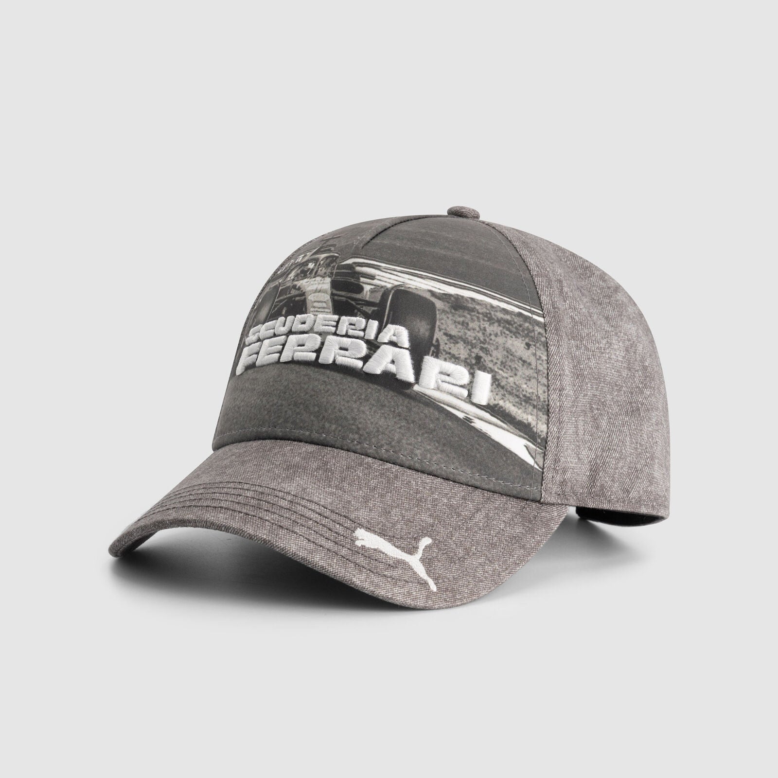 Scuderia Ferrari F1 Graphic Cap Adults - Grey Dawn
