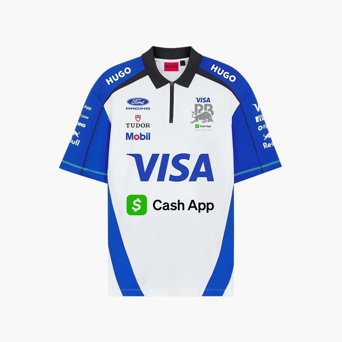 Visa Cash App RB F1 Team 2026 Polo Mens - Blue | TheRaceWorks