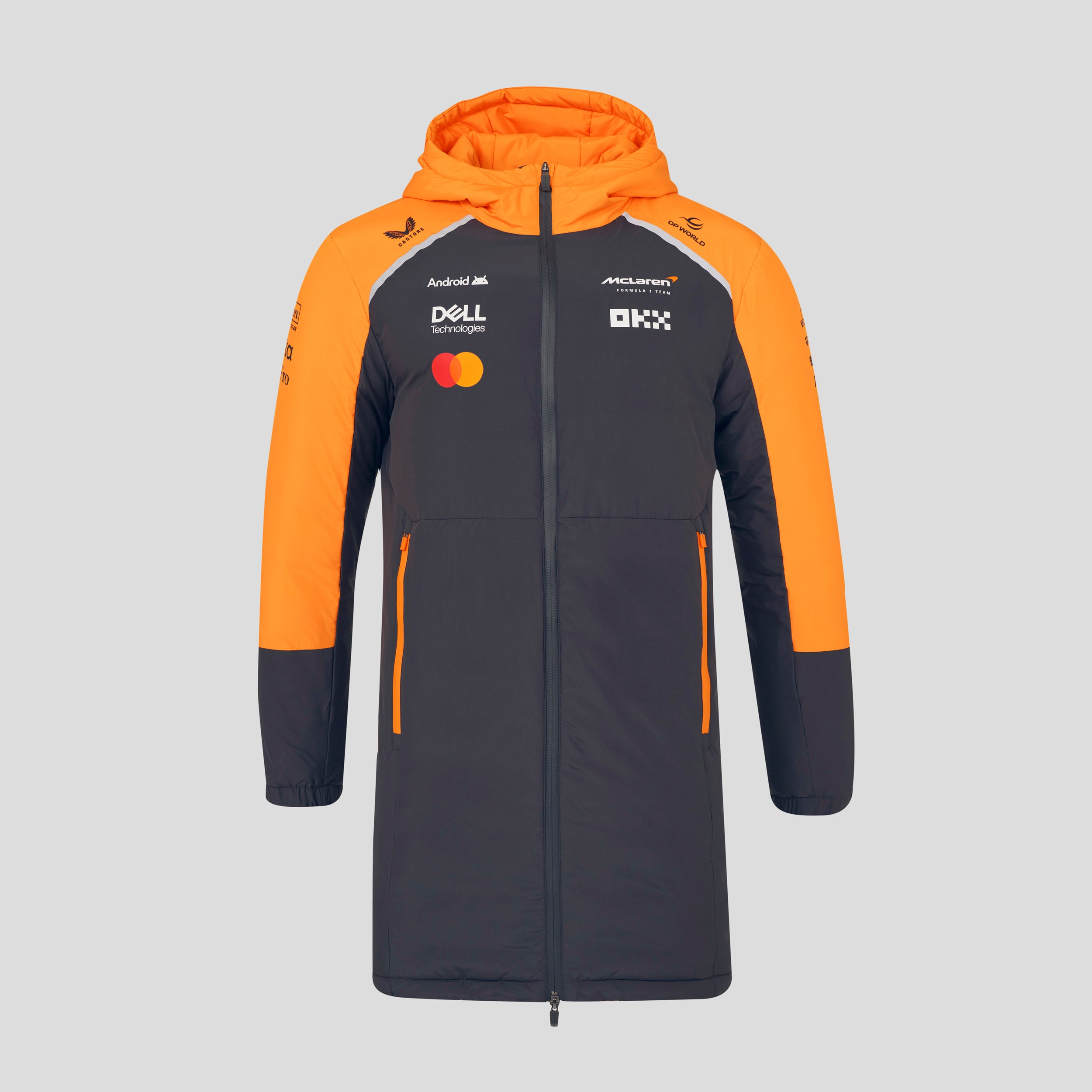 McLaren Racing F1 Official Team 2025 Longline Padded Jacket Unisex