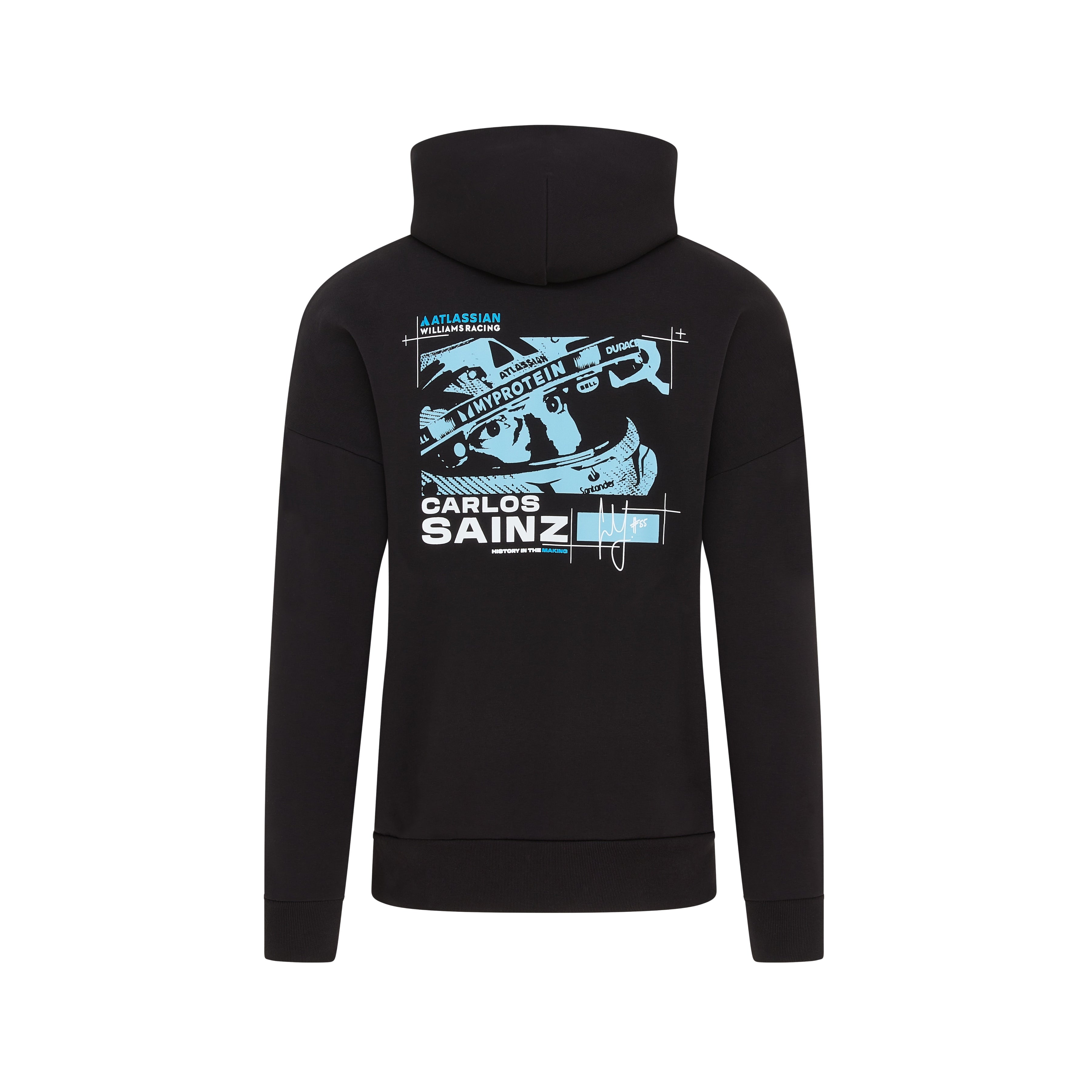 Williams Racing X Reflo Carlos Sainz Hoodie Unisex - Black
