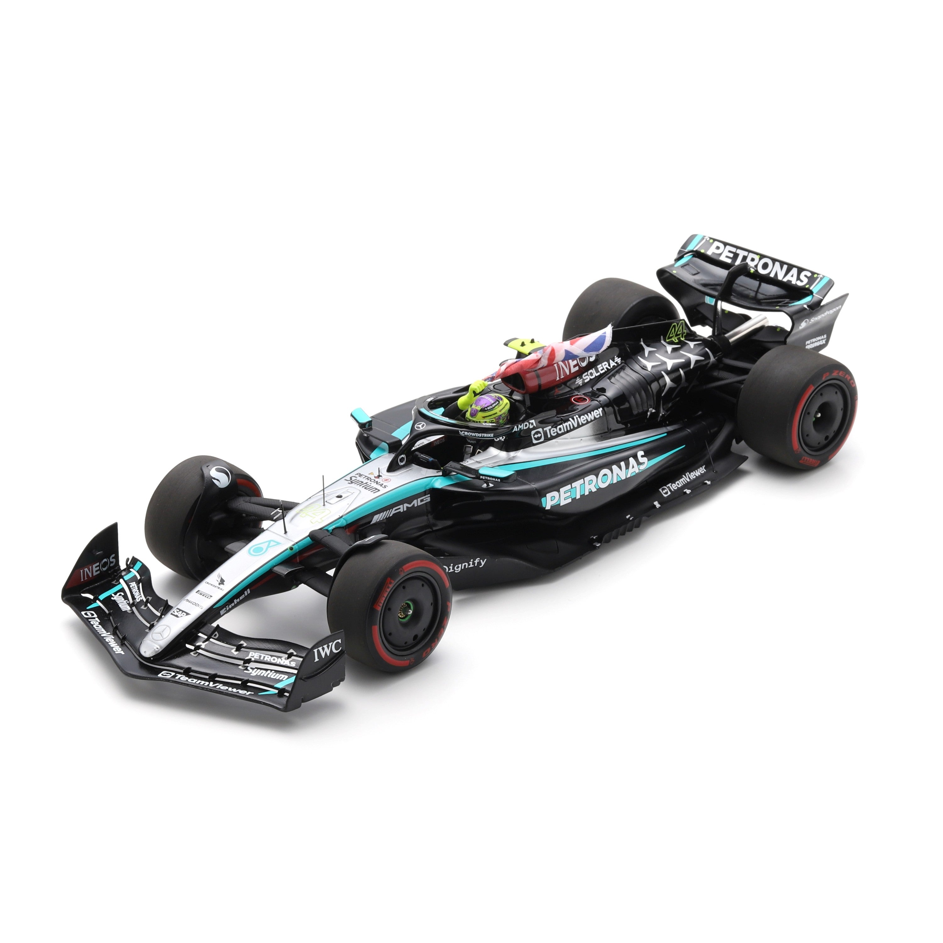 F1 ミニカー　メルセデス　ハミルトン　2024 Mercedes AMG Petronas F1 Team W15 No.44 Lewis Hamilton 2024