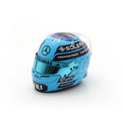 Spark Mercedes AMG Petronas F1 Team George Russell 2026 Mini Helmet Adults - Blue - 1:5 Scale