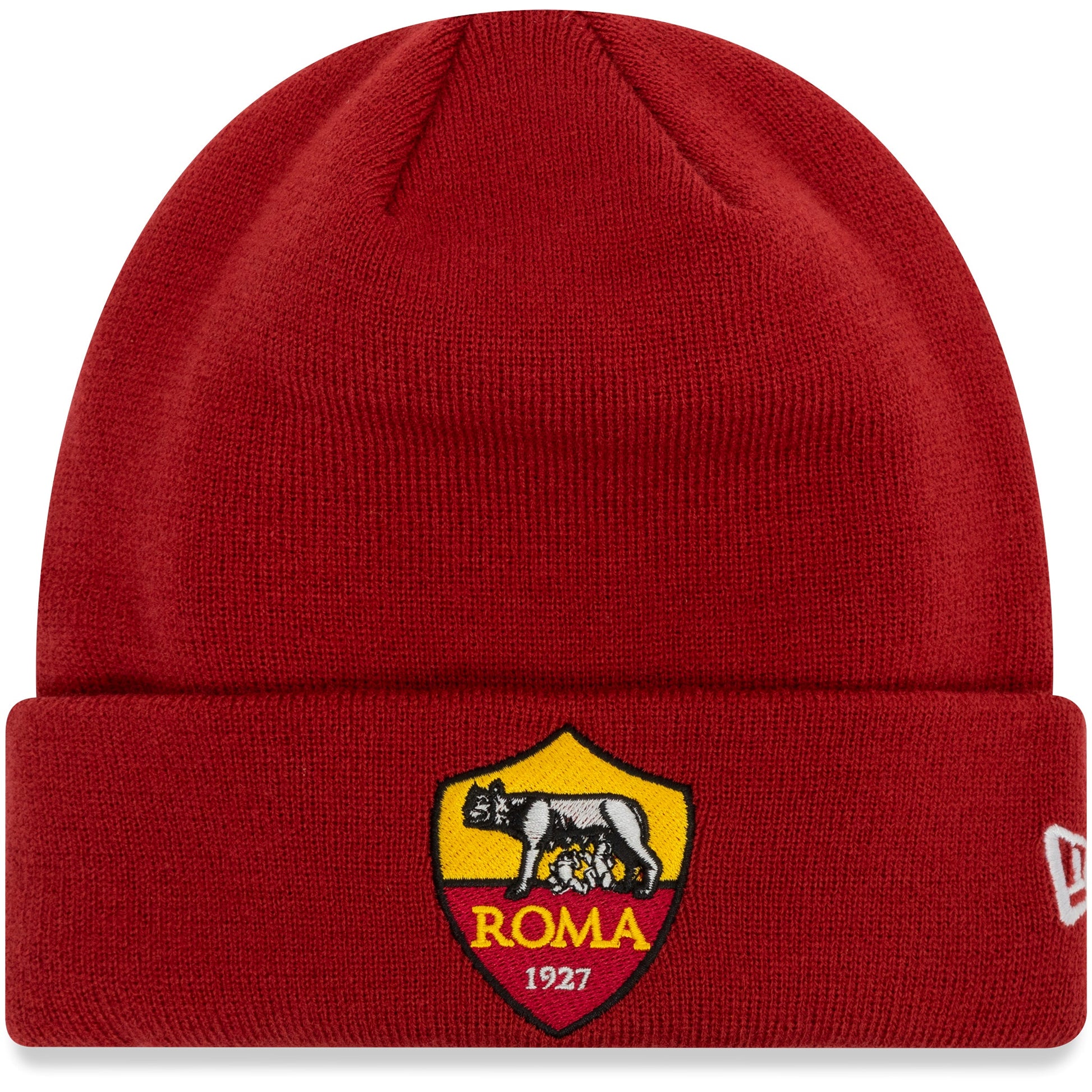 Mac Spinks Roma AS Roma Core Cuff Beanie Adults - Red | TheRaceWorks