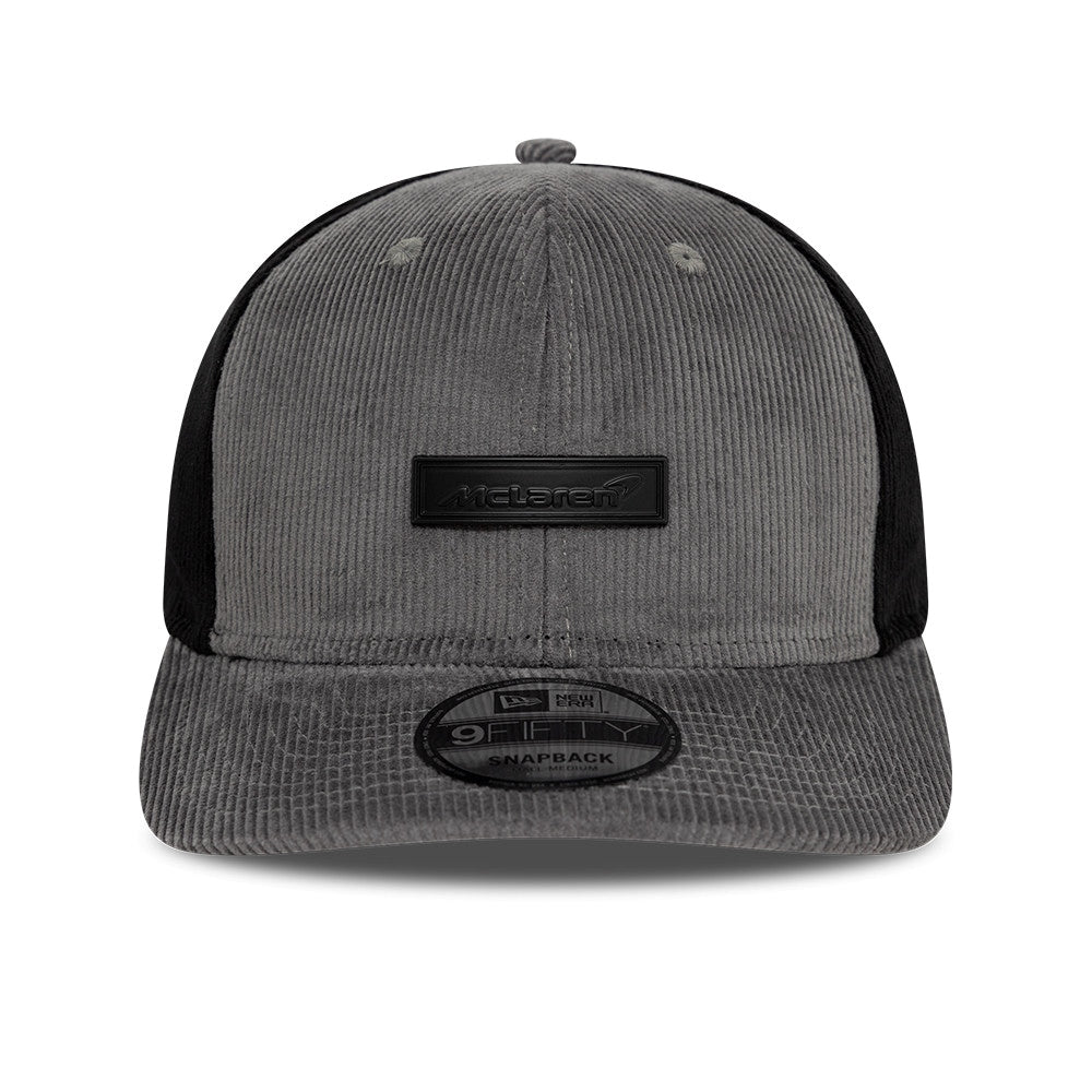 McLaren Automotive Cord 9Fifty Cap Pre Curve Cap Adults - Dark Grey