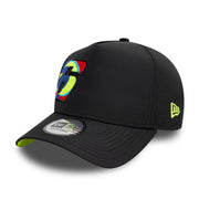 VR46 Moon Sun Trucker Cap Adults - Black/Neon Yellow