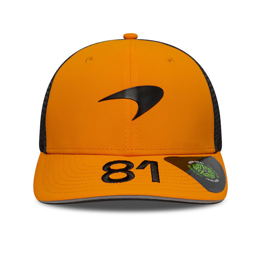 McLaren Racing F1 Team 2025 Oscar Piastri 9Seventy Cap Stretch Snap Adults - Papaya