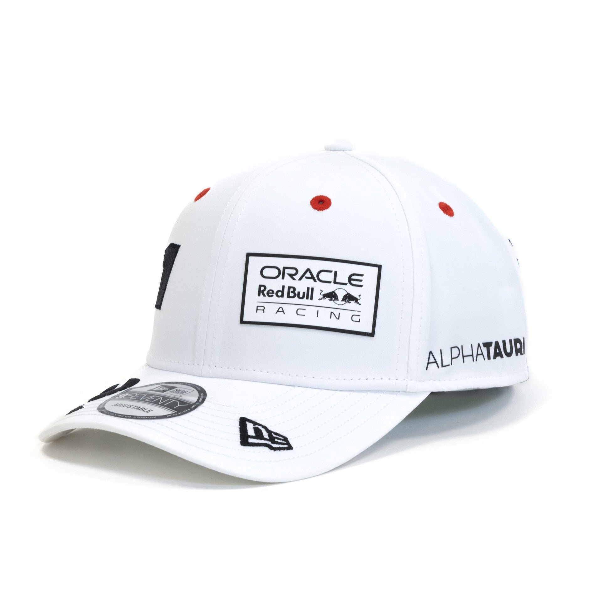 Red Bull Japan Racing F1 Team 2025 Max Verstappen 9Seventy Cap Stretch Snap Adults - White