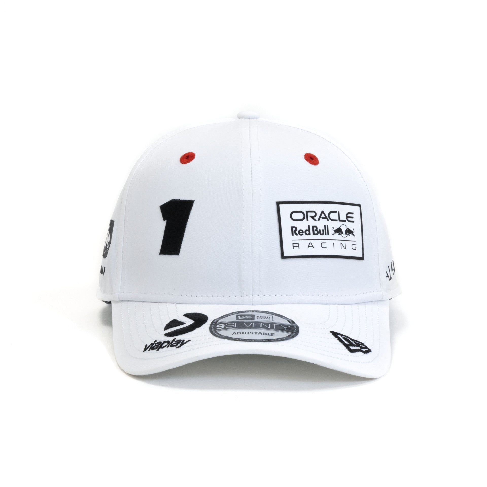 Red Bull Japan Racing F1 Team 2025 Max Verstappen 9Seventy Cap Stretch Snap Adults - White