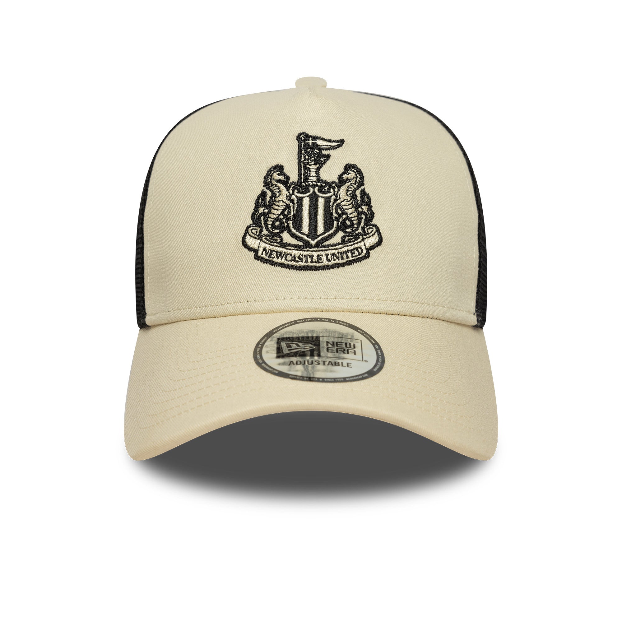 Newcastle United Seasonal Trucker Cap Adults - Light Cream