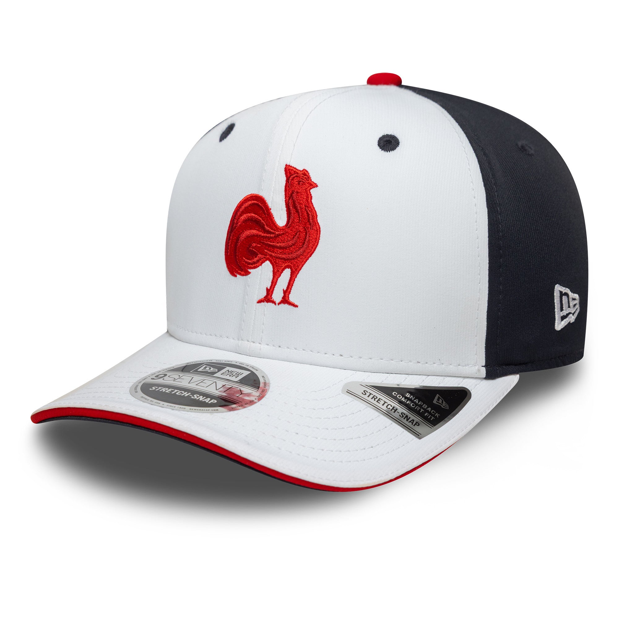 French Federation Of Rugby Training 9Seventy Cap Stretch Snap Adults - White