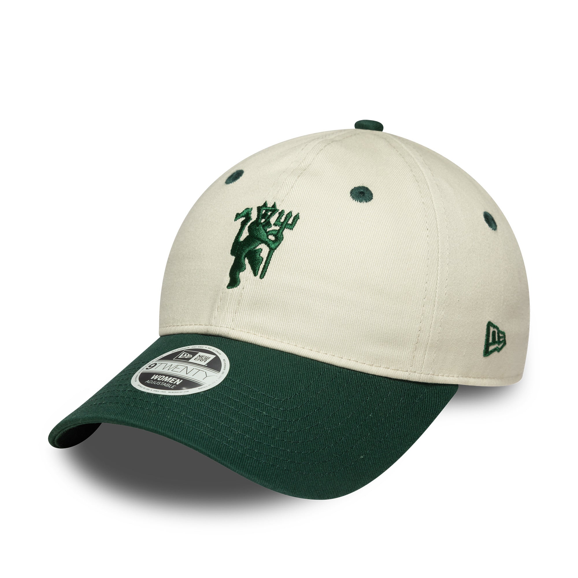 Manchester United Contrast Wmns 9Twenty Cap Adults - Ivory/Dark Green