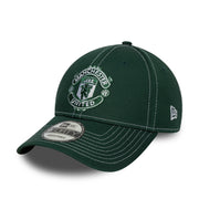 Manchester United Contrast Stitch 9Forty Cap Adults - Dark Green