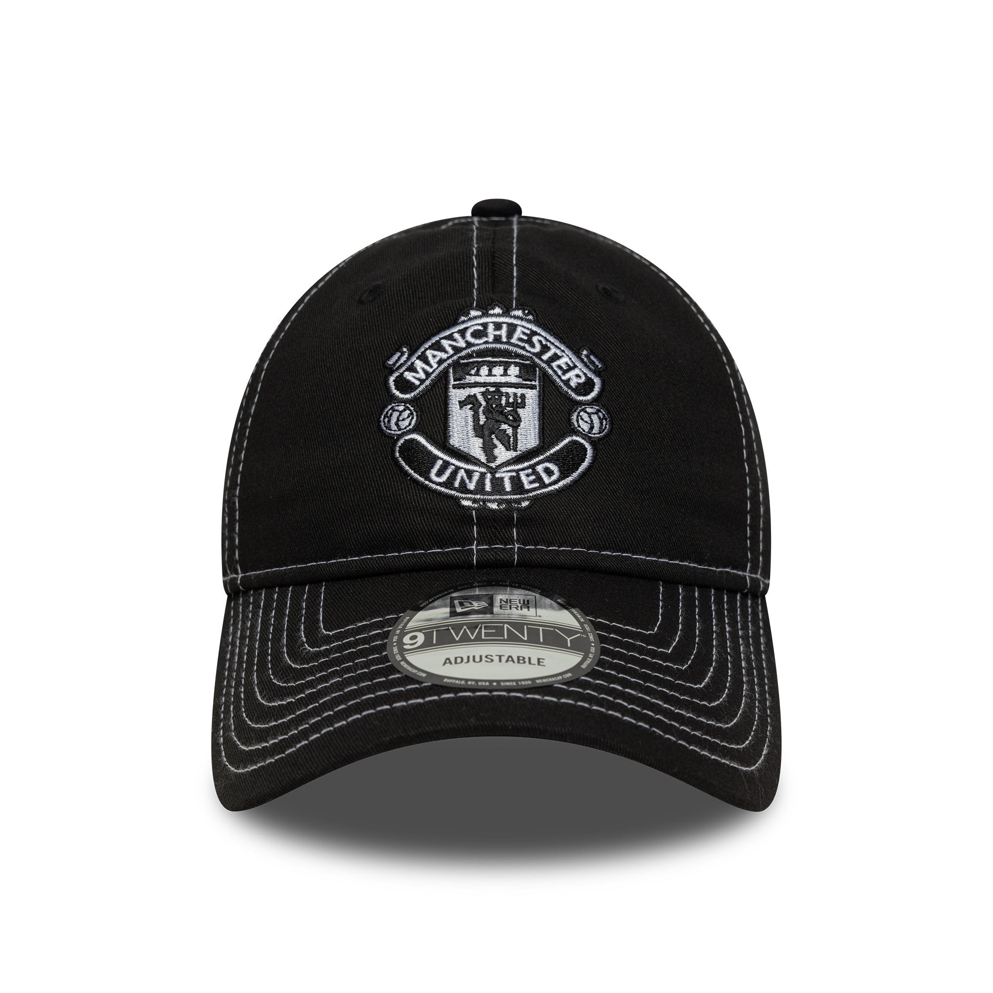 Manchester United Contrast Stitch 9Twenty Cap Adults - Black