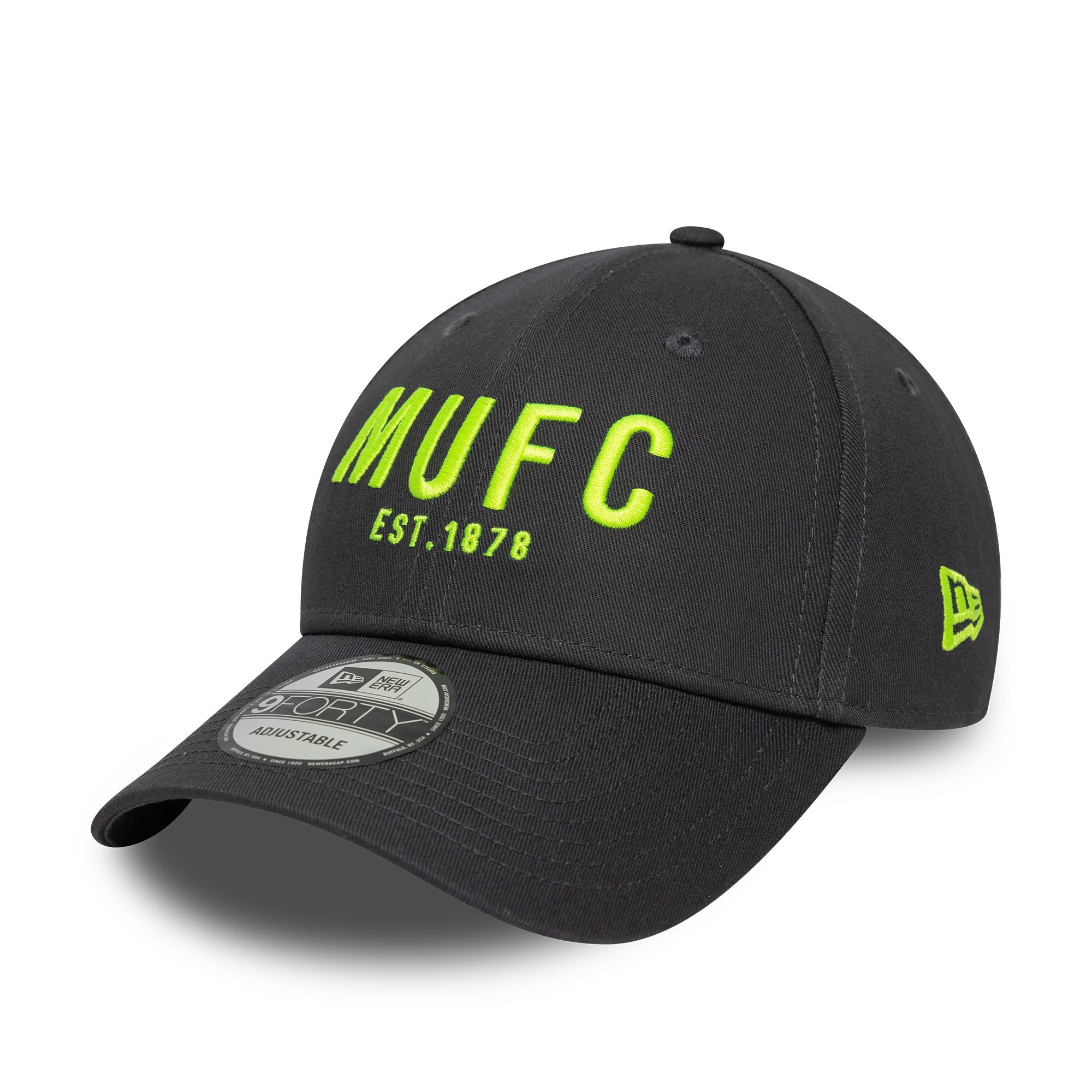 Manchester United Seasonal 9Forty Cap Adults - Dark Grey/Bright Yellow