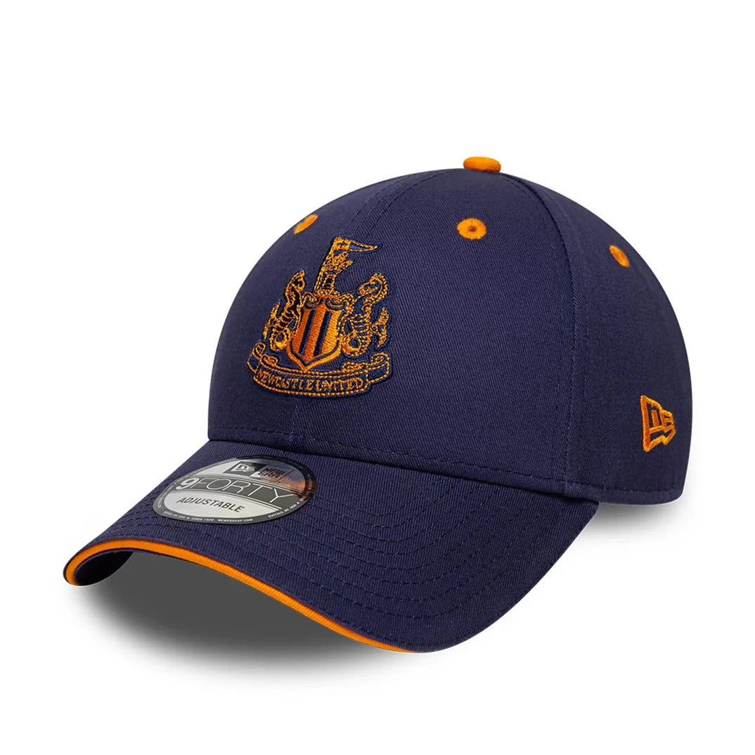 Newcastle United Kit 9Forty Cap Adults - Navy/Orange