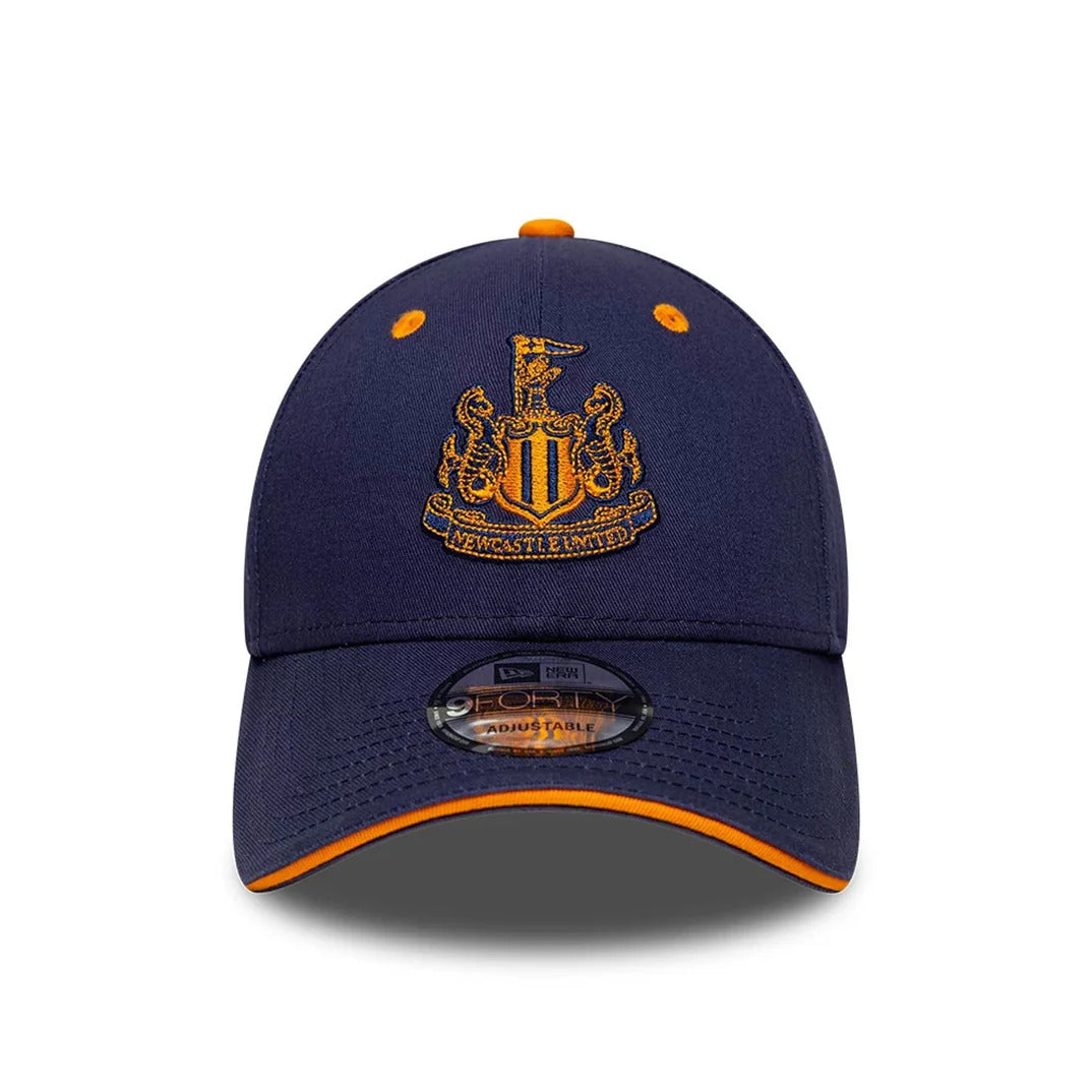 Newcastle United Kit 9Forty Cap Adults - Navy/Orange