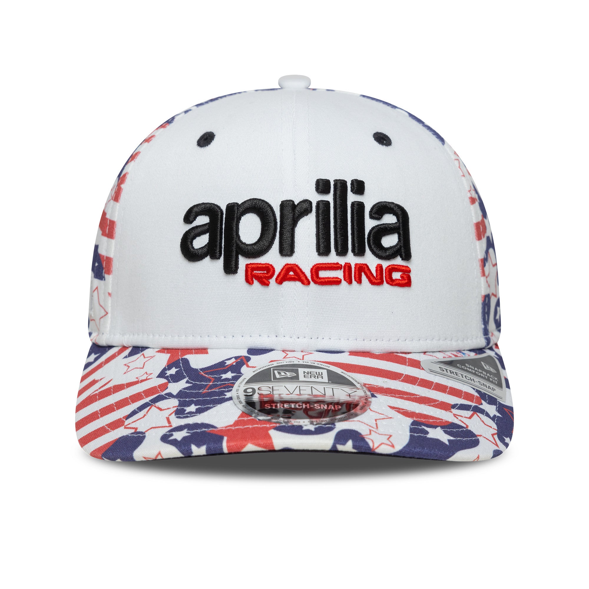 Aprilia Austin 9Seventy Cap Stretch Snap Adults - White