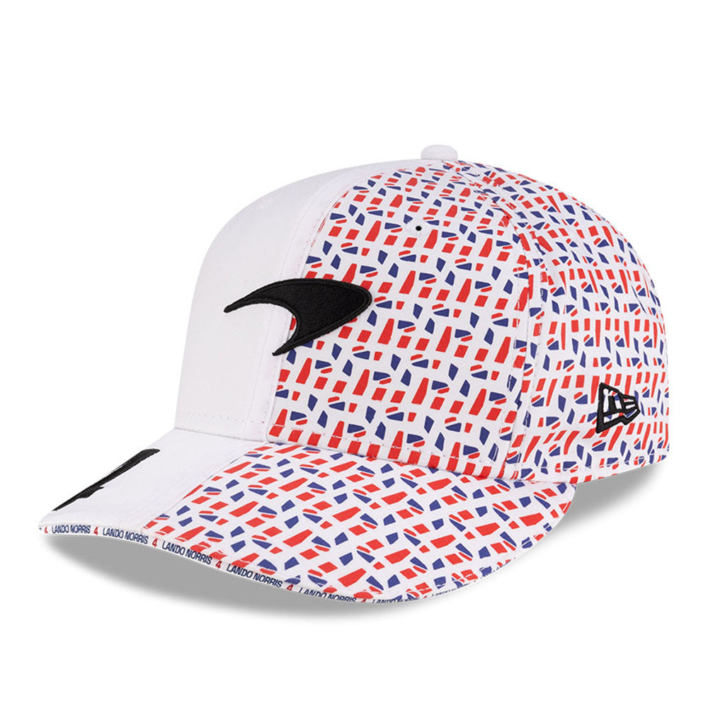 McLaren Racing F1 Team 2025 Silverstone Lando Norris 9Fifty Cap Stretch Snap Adults - White
