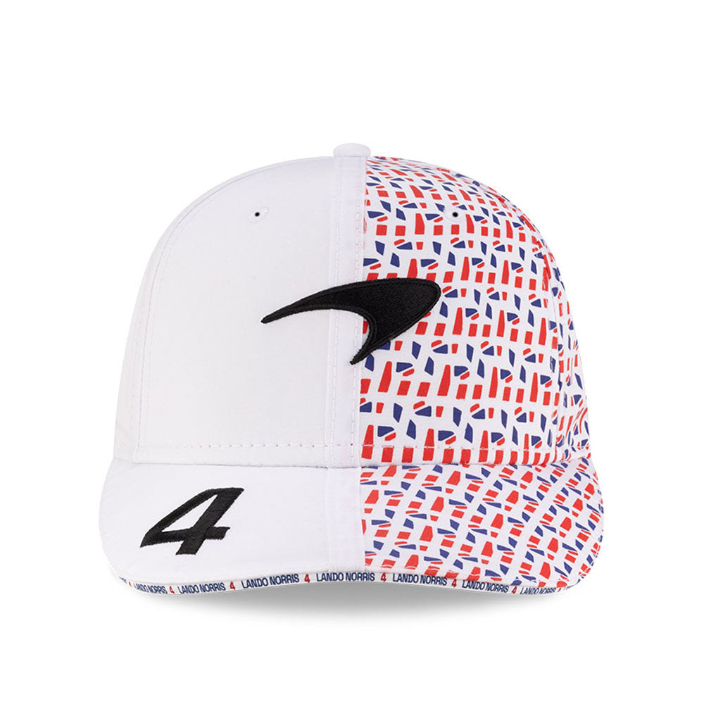 McLaren Racing F1 Team 2025 Silverstone Lando Norris 9Fifty Cap Stretch Snap Adults - White