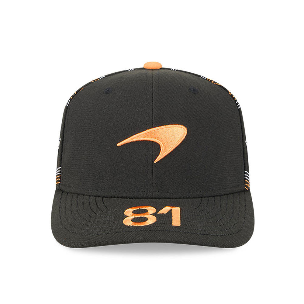 McLaren Racing F1 Austin Oscar Piastri 9Seventy Cap Stretch Snap Adults - Black