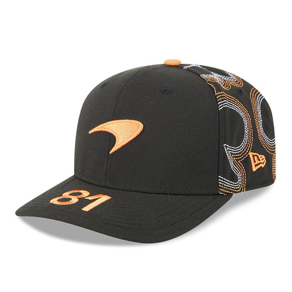 McLaren Racing F1 Austin Oscar Piastri 9Seventy Cap Stretch Snap Adults - Black