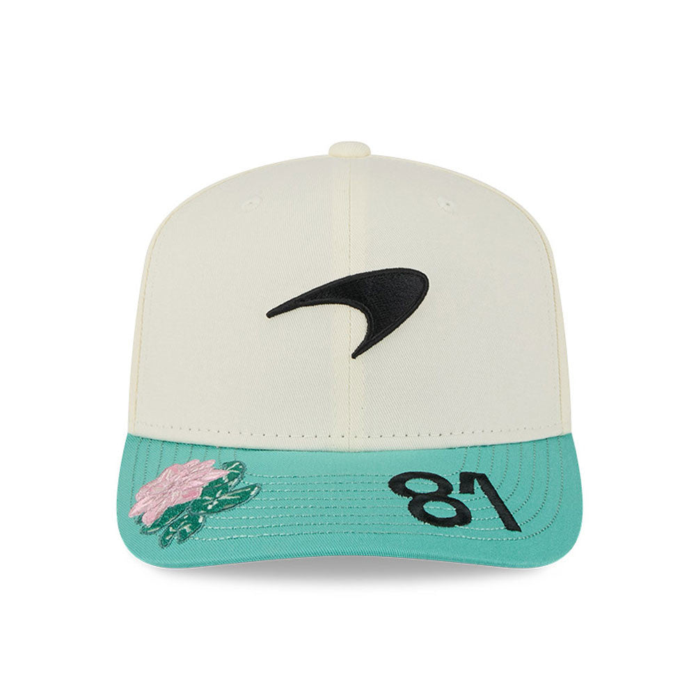 McLaren Racing F1 Brazil Oscar Piastri 9Seventy Cap Stretch Snap Adults - Chrome White