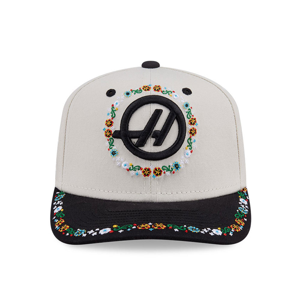 Haas F1 Mexico 9Seventy Cap Stretch Snap Adults - Ivory