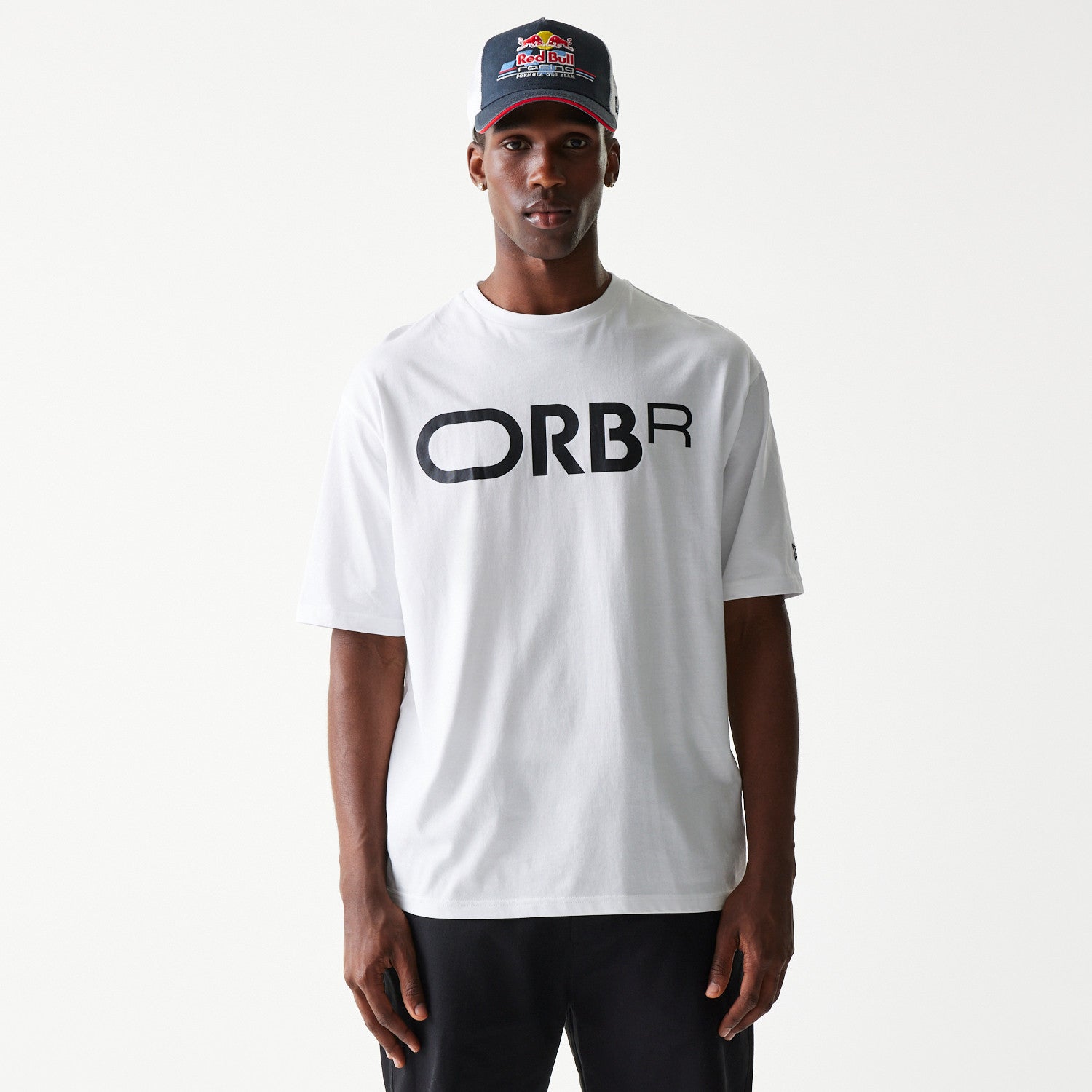 Red Bull Racing F1 Car Graphic Oversized Tee Adults - White | TheRaceWorks