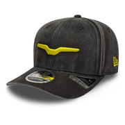 Moto Guzzi Washed 9Seventy Cap Stretch Snap Adults - Black