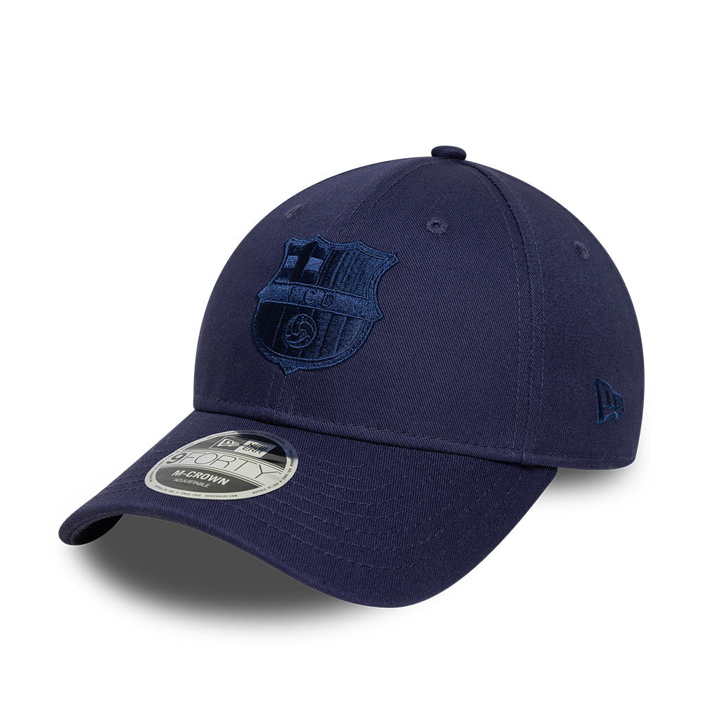 FC Barcelona Graphic 9Forty Adjustable A-Frame M-Crown Cap Adults - Light Navy
