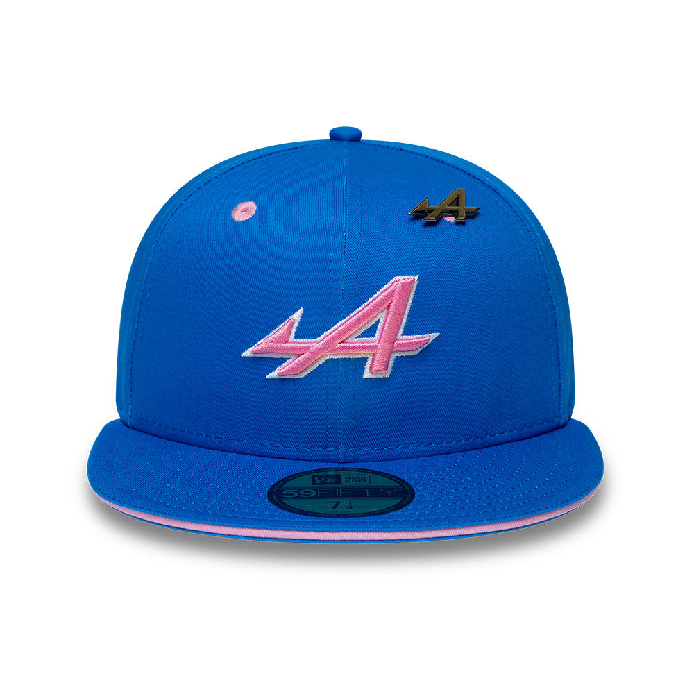 Alpine F1 Summer League 59Fifty Cap Adults - Bright Blue/Pale Pink