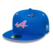 Alpine F1 Summer League 59Fifty Cap Adults - Bright Blue/Pale Pink