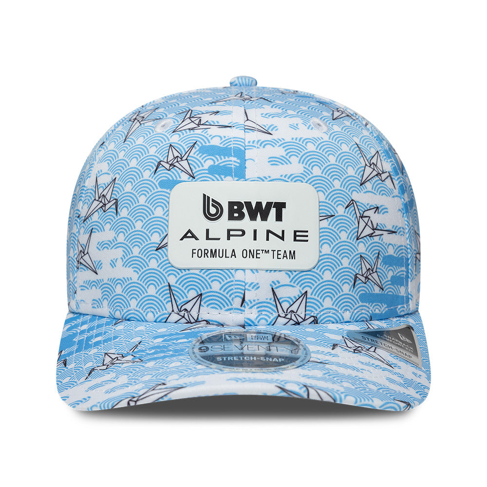 Alpine F1 Team 2026 Japan 9Seventy Cap Stretch Snap Adults - White