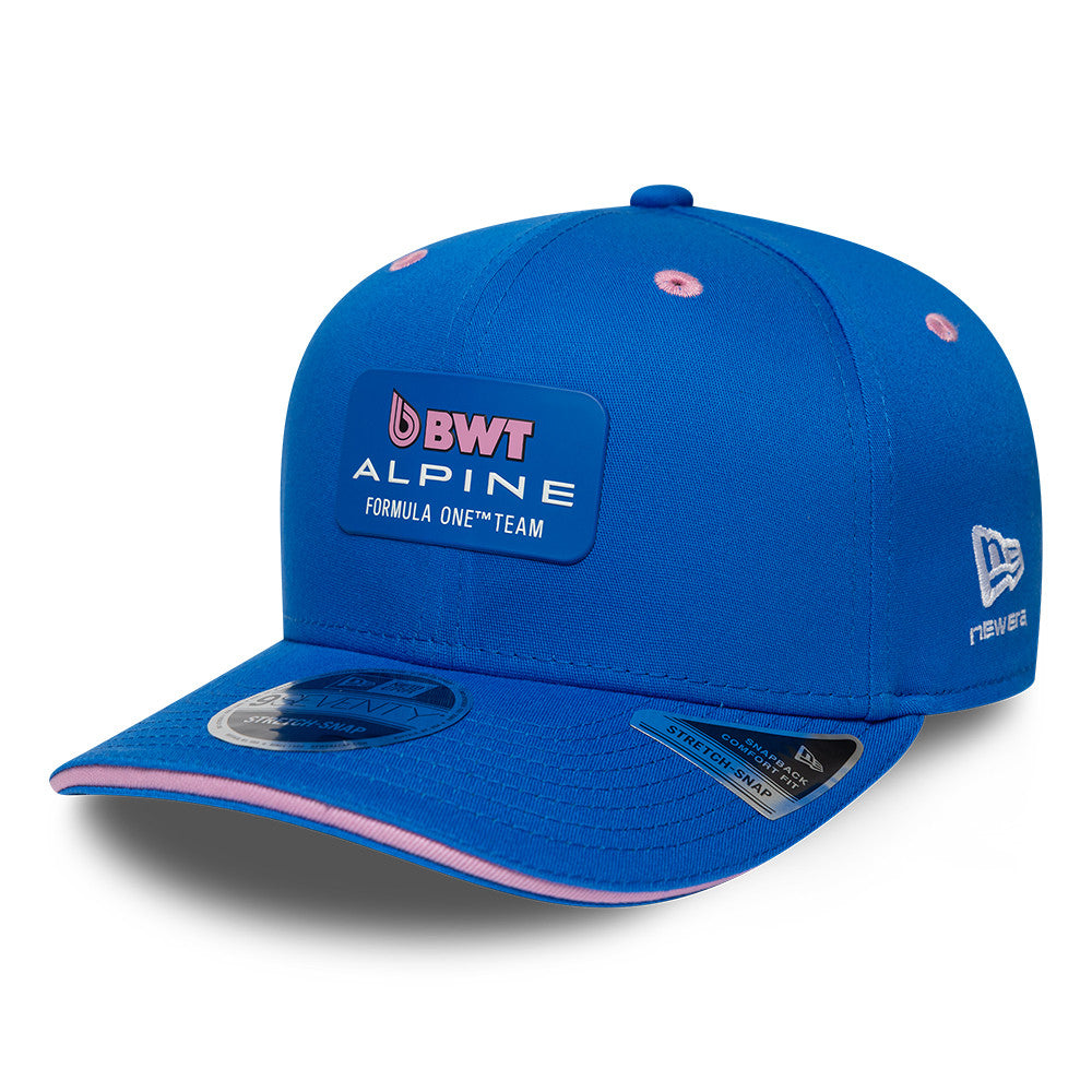 Alpine F1 Team 2026 9Seventy Cap Stretch Snap Adults - Bright Blue/Pale Pink